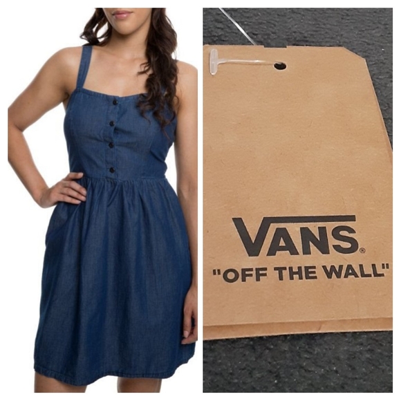 Vans Dresses & Skirts - Vans Womens Denim Summer Dress (Vintage Blue)